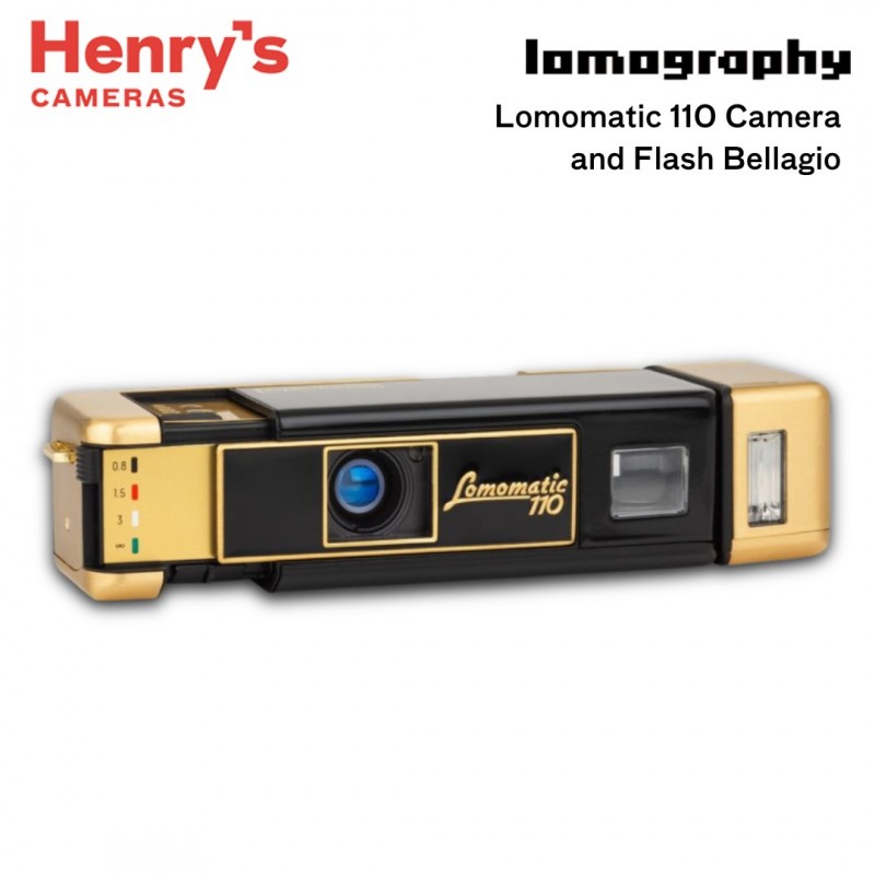 Lomography Lomomatic 110 Camera and Flash - Bellagio Edition